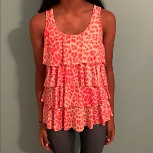 Fun and flirty cheetah print top